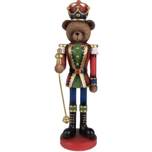 Clayre & Eef 6PR4333 Dekoration Soldat Bär 10x9x31 cm