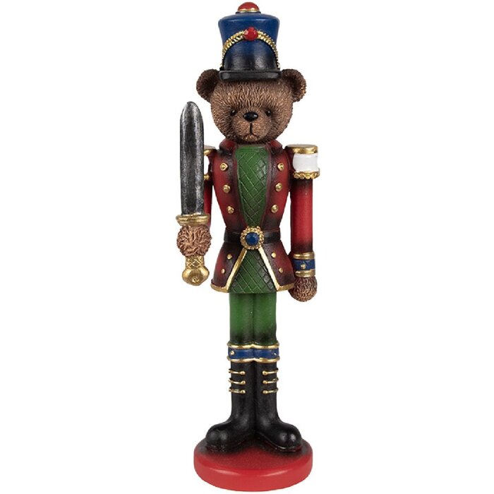 Clayre & Eef 6PR4334 Dekoration Soldat Bär 7x6x20 cm