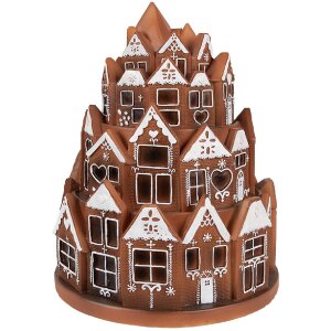 Clayre & Eef 6PR4345 Decorațiune casă cu LED Ø 21x26 cm 3xAAA