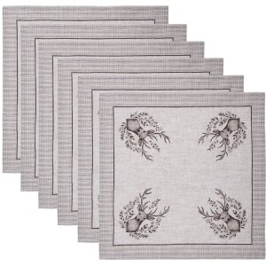 Clayre & Eef GTW43 Servietten Set 6-teilig 40x40 cm...