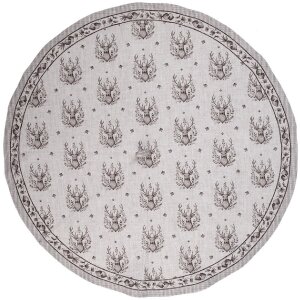 Clayre & Eef GTW48 Küchentuch Hirschmuster Ø 80 cm