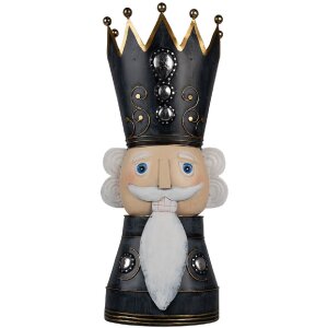 Clayre & Eef 5Y1250 Dekoration Nussknacker Schwarz...