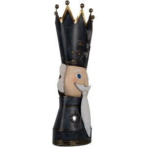 Clayre & Eef 5Y1250 Dekoration Nussknacker Schwarz...