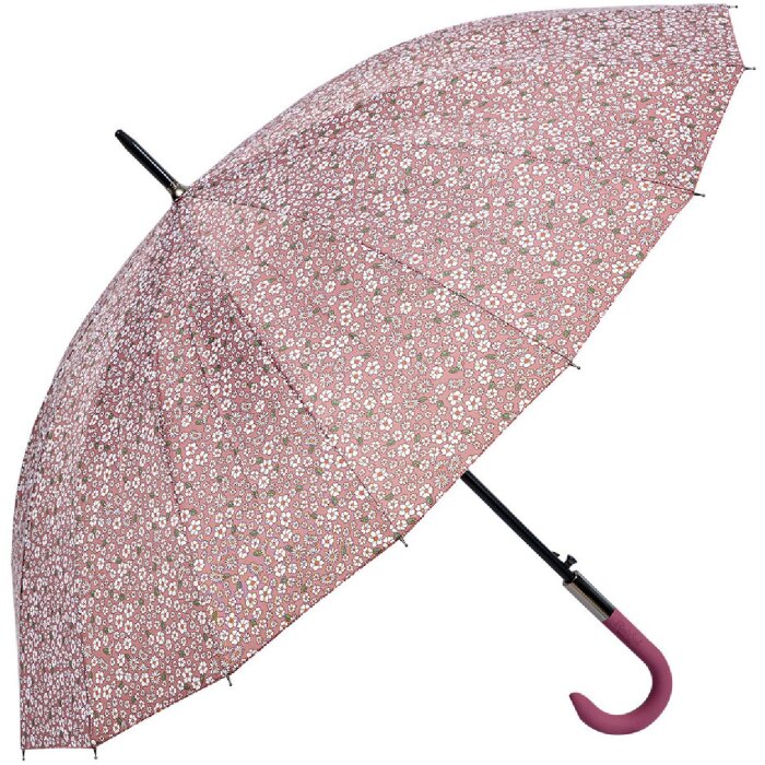 Juleeze JZUM0075P Regenschirm 60 cm rosa Blumenmuster