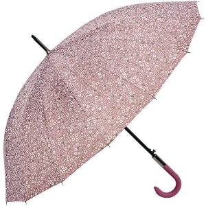 Juleeze JZUM0075P Regenschirm 60 cm rosa Blumenmuster