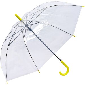 Juleeze JZUM0079Y Regenschirm transparent gelb 56 cm