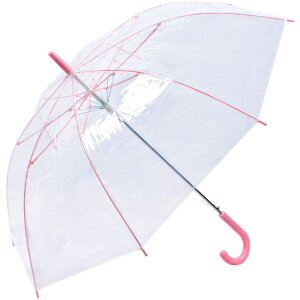 Juleeze JZUM0080P Regenschirm transparent rosa 58 cm