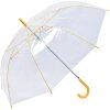 Juleeze JZUM0080Y Regenschirm transparent gelb 58 cm