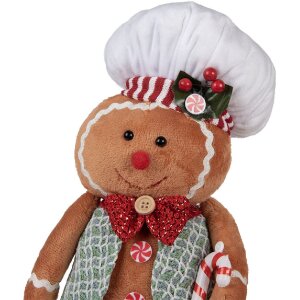 Clayre & Eef 65583 Decorațiune om de turtă dulce 19x14x35 cm