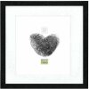 Deknudt S66KF2 Rama foto neagră cu passe-partout alb 30x30 cm 40x40 cm