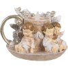 Clayre & Eef 6PR4164 Sfeșnic Angel LED 14x13x10 cm