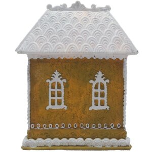 Clayre & Eef 6PR4191 Casă decorativă cu LED 12x9x15 cm