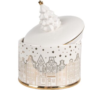 Clayre & Eef 6CE1736 Vorratstopf mit Deckel Ø...