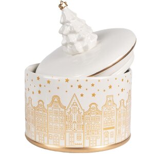 Clayre & Eef 6CE1737 Vorratstopf mit Deckel Ø...