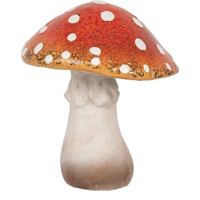 Clayre & Eef 6CE1755 Decorațiune ciupercă 18x17x21 cm