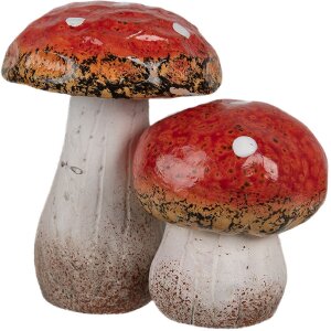 Clayre & Eef 6CE1757 Decorațiune ciupercă Ø 5x7 cm