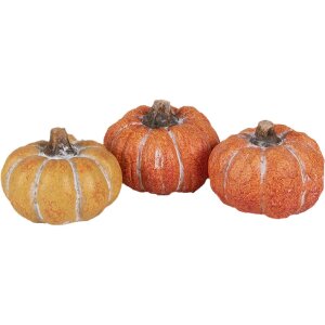 Clayre & Eef 6CE1781 Decorare dovleac Set 3 18x7x4 cm