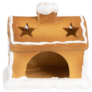 Clayre & Eef 6CE1804 Teelichthalter Haus 11x8x10 cm