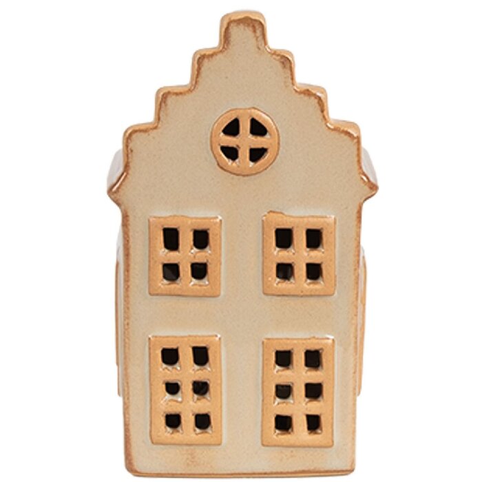 Clayre & Eef 6CE1843 Casă decorativă cu LED 6x6x11 cm