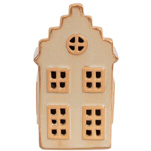 Clayre & Eef 6CE1843 Casă decorativă cu LED 6x6x11 cm