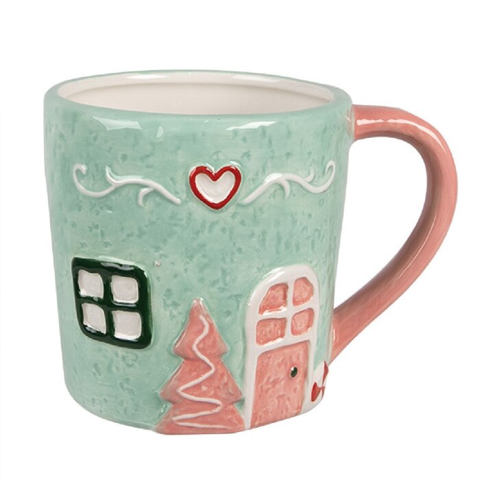 Clayre & Eef 6CEMU0156 Becher 13x9x9 cm 350 ml