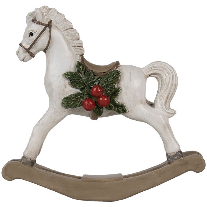 Clayre & Eef 6PR4171 Dekoration Schaukelpferd 17x5x16 cm