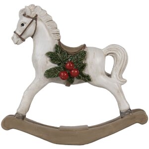 Clayre & Eef 6PR4171 Dekoration Schaukelpferd 17x5x16 cm