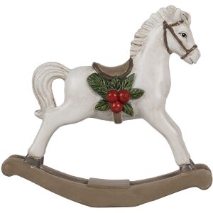 Clayre & Eef 6PR4171 Dekoration Schaukelpferd 17x5x16 cm