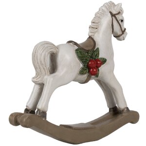 Clayre & Eef 6PR4171 Dekoration Schaukelpferd 17x5x16 cm