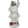Clayre & Eef 6PR4296 Dekoration Weihnachtsmann 14x16x31 cm