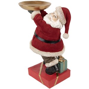 Clayre & Eef 6PR4300 Dekoration Weihnachtsmann 17x13x26 cm