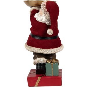 Clayre & Eef 6PR4300 Dekoration Weihnachtsmann 17x13x26 cm