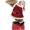 Clayre & Eef 6PR4300 Dekoration Weihnachtsmann 17x13x26 cm