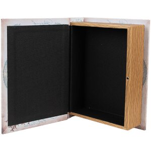 Clayre & Eef 65690 Aufbewahrungsbox 3er Set Holz Blau Grün Retro Vintage