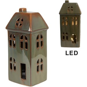 Clayre & Eef 6CE1797 Decorațiune casă LED verde...