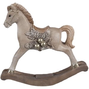 Clayre & Eef 6PR4170 Dekoration Schaukelpferd 17x5x16 cm