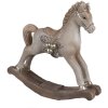 Clayre & Eef 6PR4170 Dekoration Schaukelpferd 17x5x16 cm
