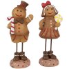 Clayre & Eef 6PR4271 Dekoration Lebkuchenmännchen 10x8x23 cm