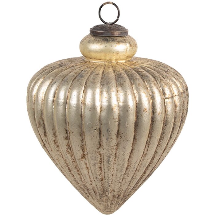 Clayre & Eef 6GL4551L globuri pentru pomul de Crăciun Ø 16x20 cm