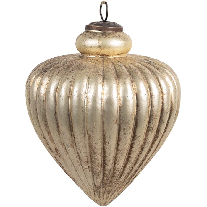 Clayre & Eef 6GL4551M globuri pentru pomul de Crăciun Ø 12x16 cm