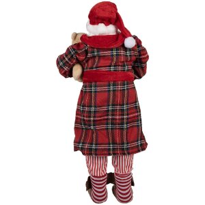 Clayre & Eef 65627 Decorațiune Moș Crăciun 27x13x50 cm