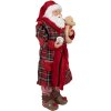 Clayre & Eef 65627 Decorațiune Moș Crăciun 27x13x50 cm