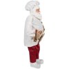 Clayre & Eef 65628 Dekoration Weihnachtsmann 27x13x50 cm