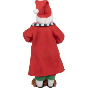 Clayre & Eef 65630 Dekoration Weihnachtsmann 15x9x28 cm