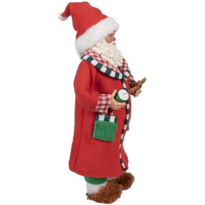 Clayre & Eef 65630 Dekoration Weihnachtsmann 15x9x28 cm