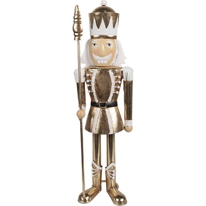 Clayre & Eef 6Y5606 Dekoration Nussknacker 11x9x6 cm