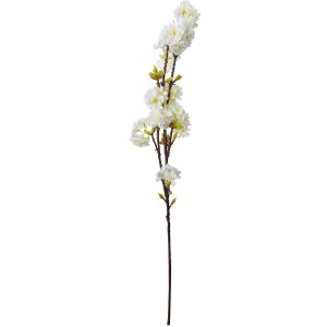 Clayre & Eef 5PL0093 Creangă decorativă cu flori alb...