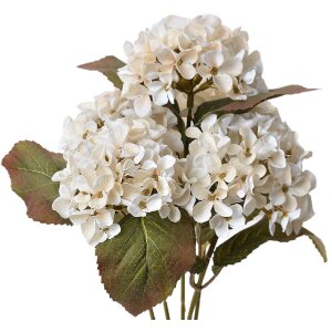 Clayre & Eef 6PL0303 Floare artificială Hortensie alb...
