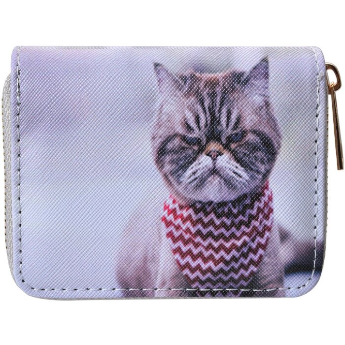 Juleeze JZWA0221 Portofel Portmoneu Alb Gri 11x9 cm