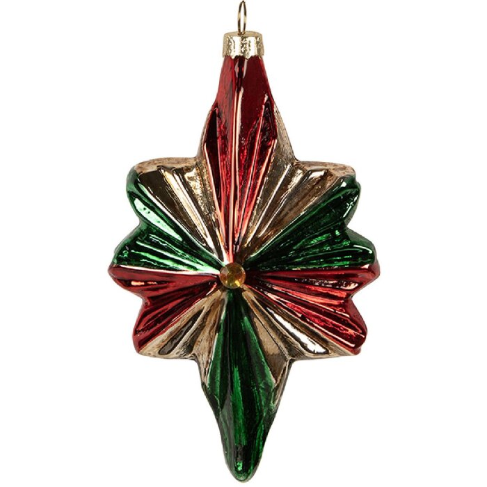 Clayre & Eef 6GL4609 globuri pentru pomul de Crăciun 9x4x14 cm